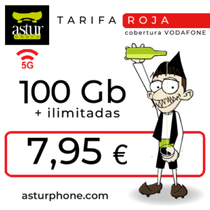 Roja 100 GB + ilimitadas